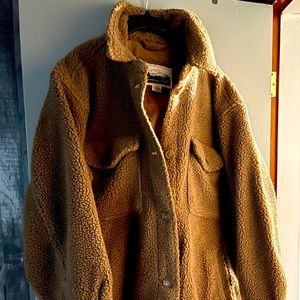 Heavy cozy fleece light chocolate brown